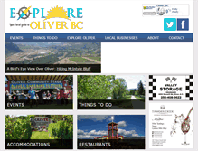 Tablet Screenshot of exploreoliverbc.com